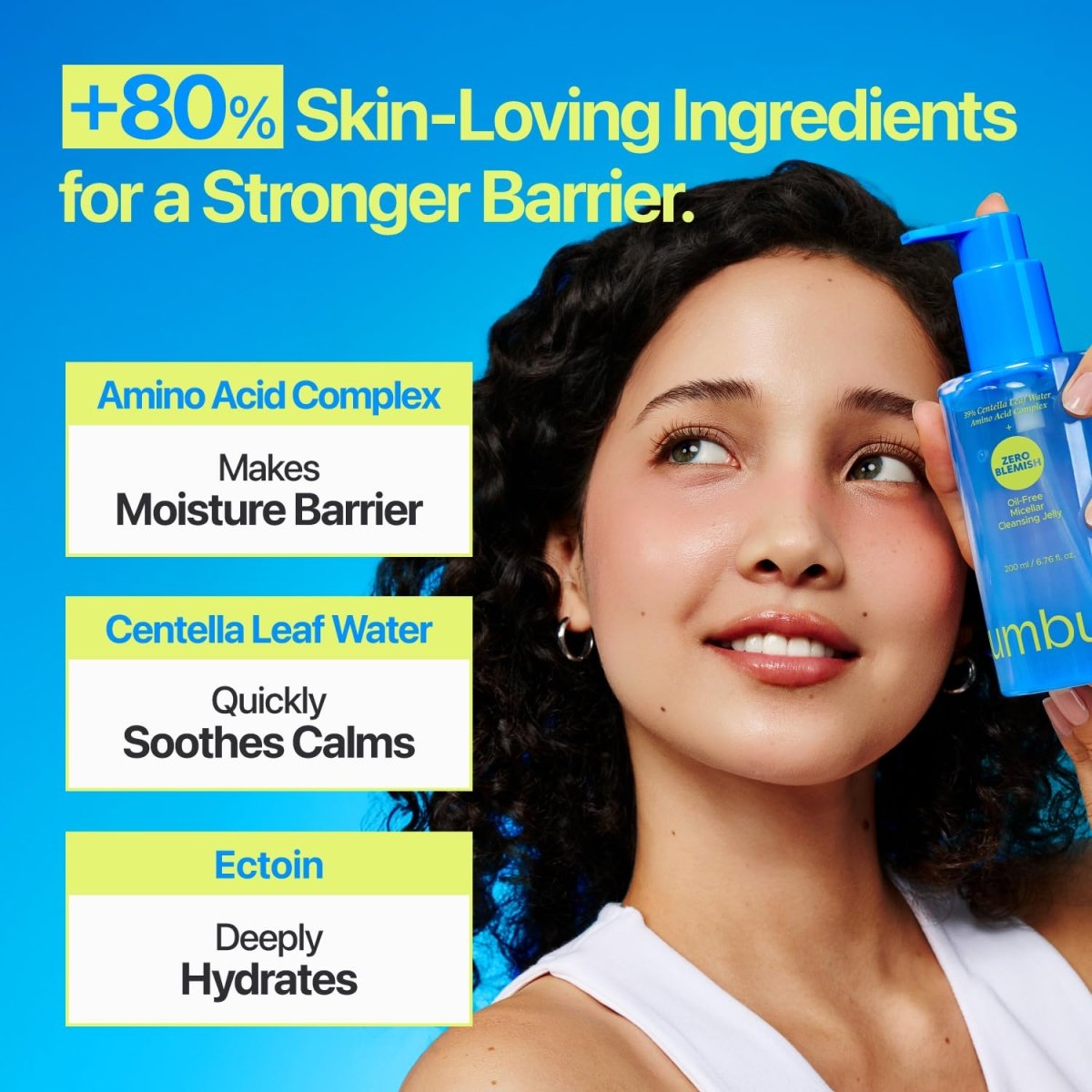 Numbuzin Zero Blemish Oil-Free Micellar Cleansing Jelly 200ml Lakinza K-beauty