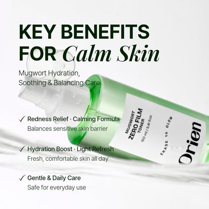 Orien Mugwort Soothe In Toner 160ml | Lakinza K - beauty Canada