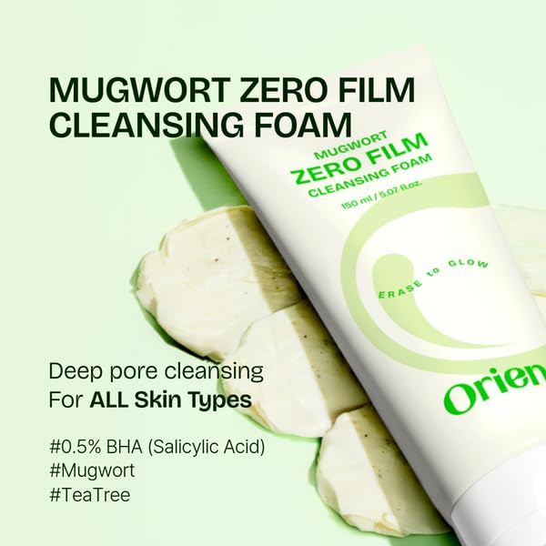 Orien Mugwort Zero Film Cleansing Foam 150ml Lakinza K-beauty