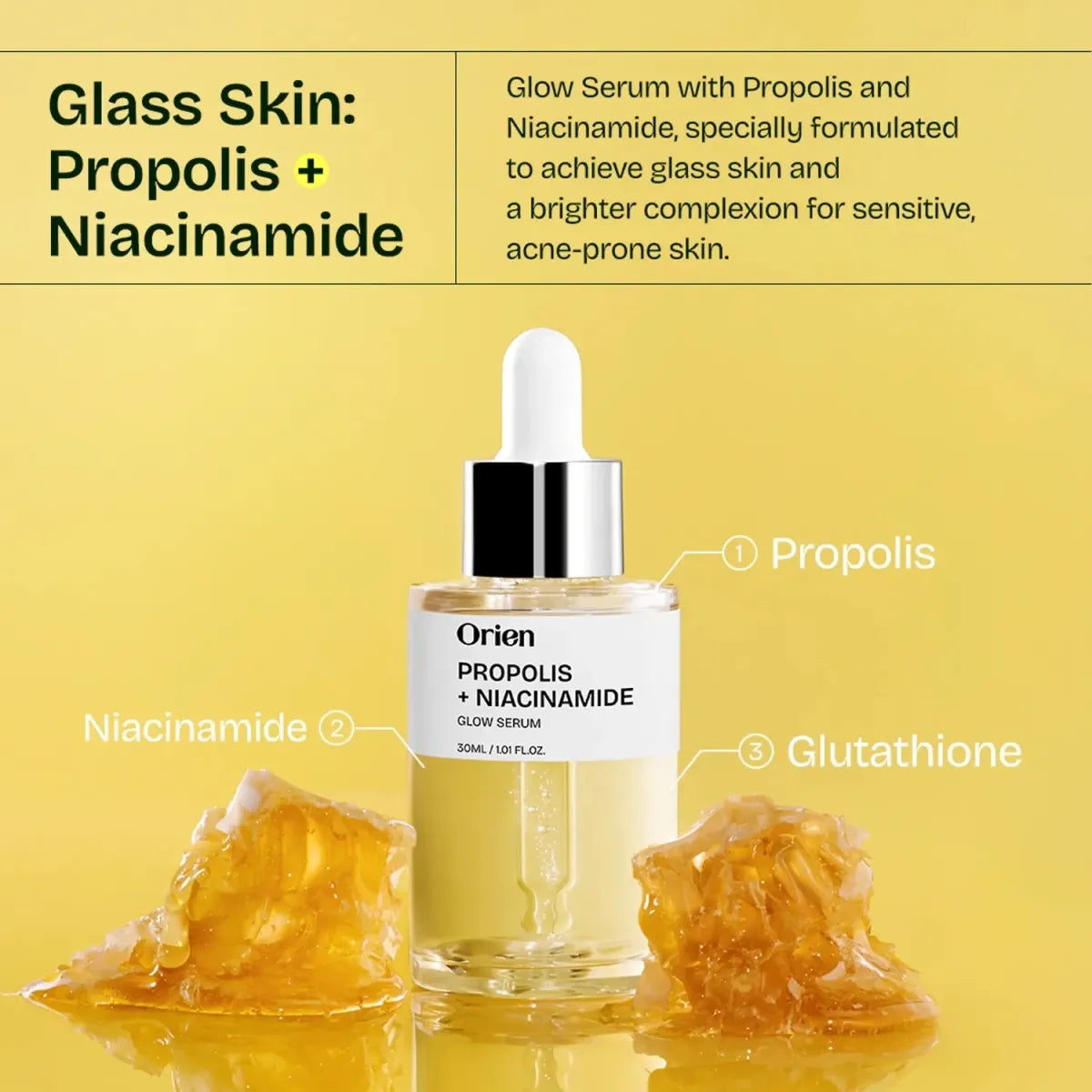 Orien Propolis Niacinamide Serum 30ml Lakinza K-beauty