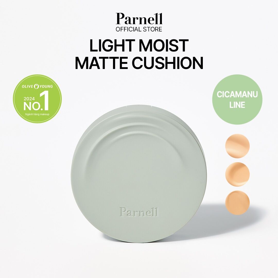 Parnell Cicamanu Serum In-Matte Cushion 15g Lakinza K-beauty