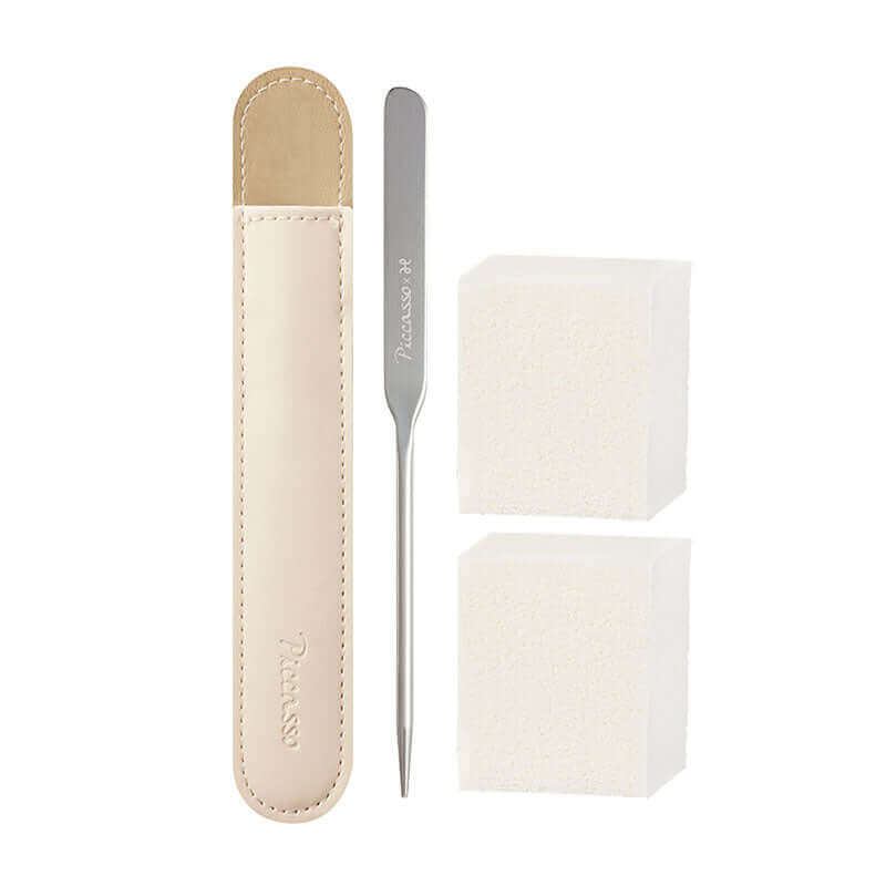 Piccasso x HamKyungSik Makeup Spatula Sponge 2P Set Lakinza K-beauty