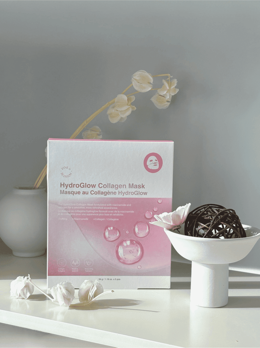 Pinknblossom HydroGlow Collagen Mask 34g Lakinza K-beauty