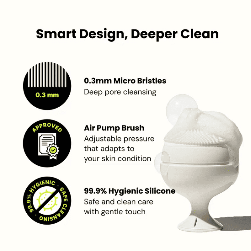 PO:DL BO:DL Brush Facial Cleansing Brush Lakinza K-beauty