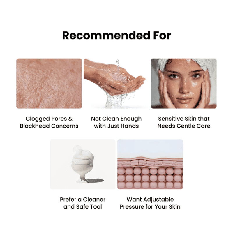 PO:DL BO:DL Brush Facial Cleansing Brush Lakinza K-beauty