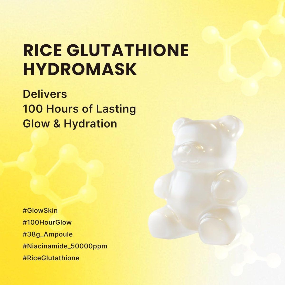 PO:DL Rice Glutathione HydroMask 38g Lakinza K-beauty