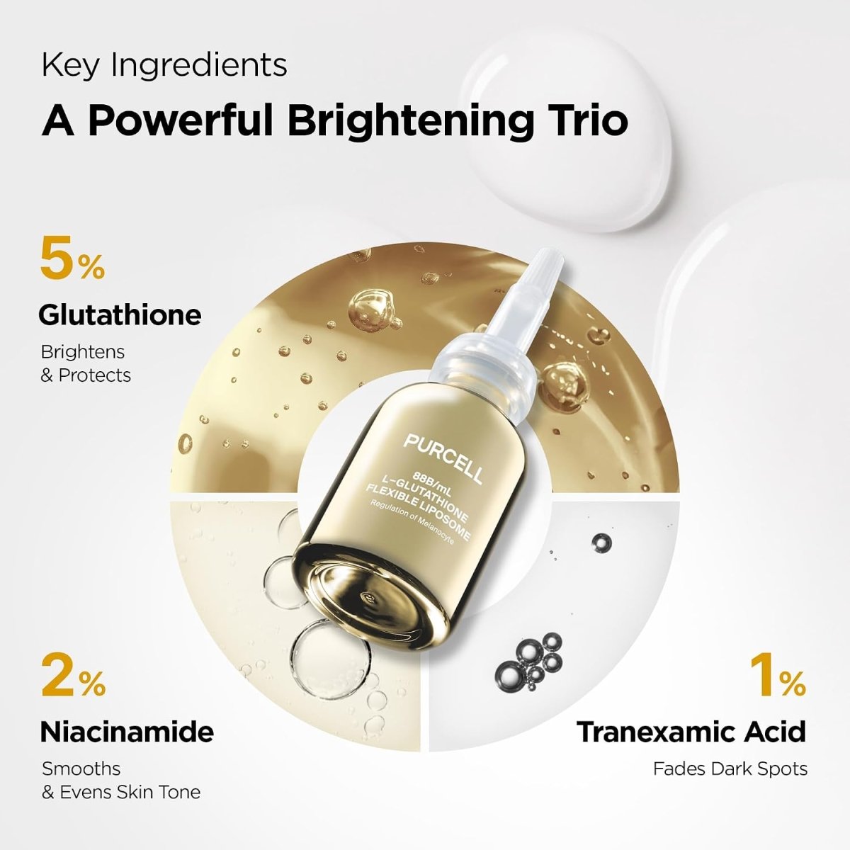 Purcell 88B/mL L-Glutathione Flexible Liposome 30ml Lakinza K-beauty