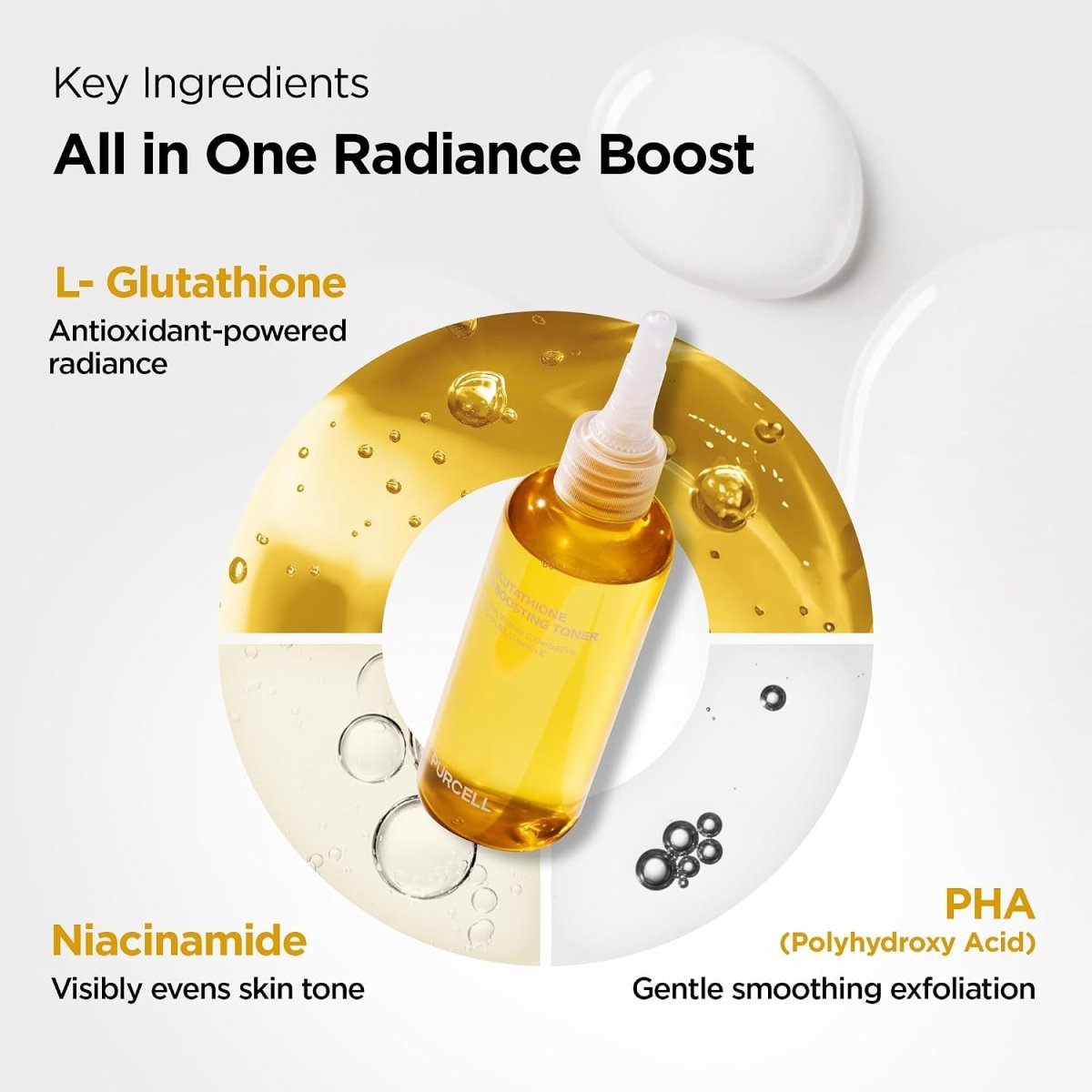 Purcell L-Glutathione Vitamin Boosting Toner 150ml Lakinza K-beauty