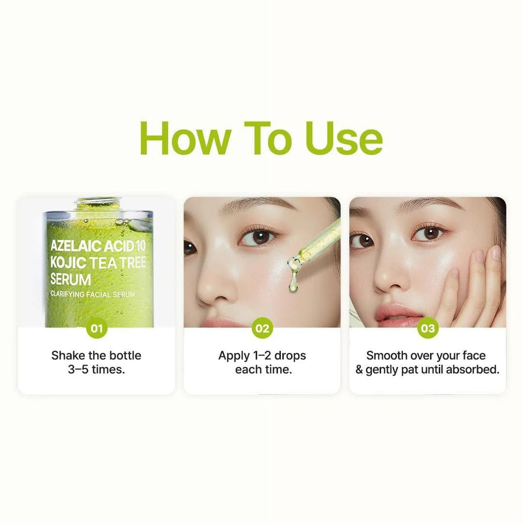 Purito Azelaic Acid 10 Kojic Tea Tree Serum 30ml | Lakinza K - beauty Canada