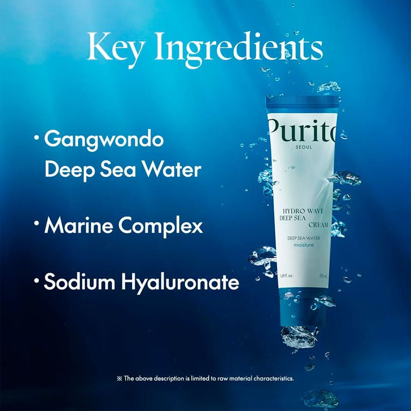 Purito Hydro Wave Deep Sea Cream 50ml | Lakinza K - beauty Canada