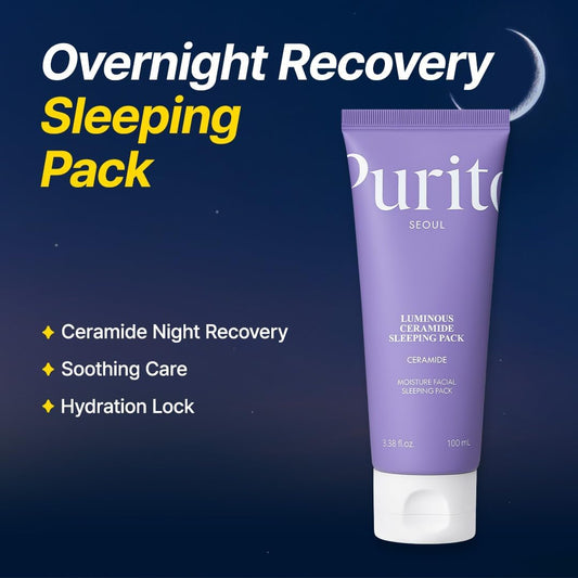Purito Luminous Ceramide Sleeping Pack 80ml | Lakinza K - beauty Canada