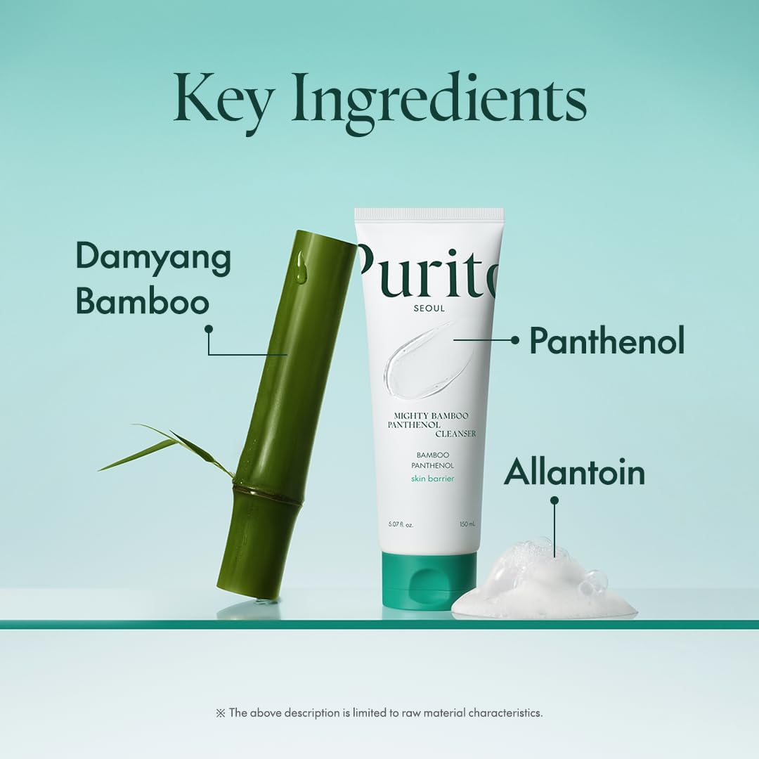 Purito Mighty Bamboo Panthenol Cleanser 150ml Lakinza K-beauty