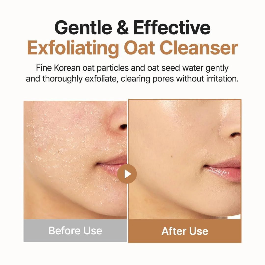 Purito Oat - in Gentle Exfoliating Face Cleanser 150ml | Lakinza K - beauty Canada