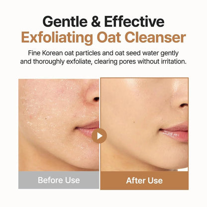 Purito Oat - in Gentle Exfoliating Face Cleanser 150ml | Lakinza K - beauty Canada