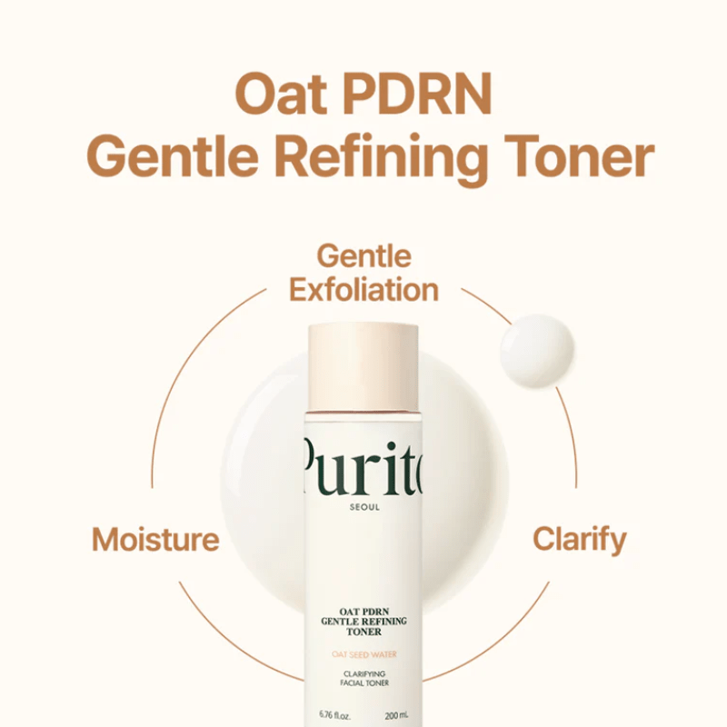 Purito Oat PDRN Gentle Refining Toner 200ml | Lakinza K-beauty Canada