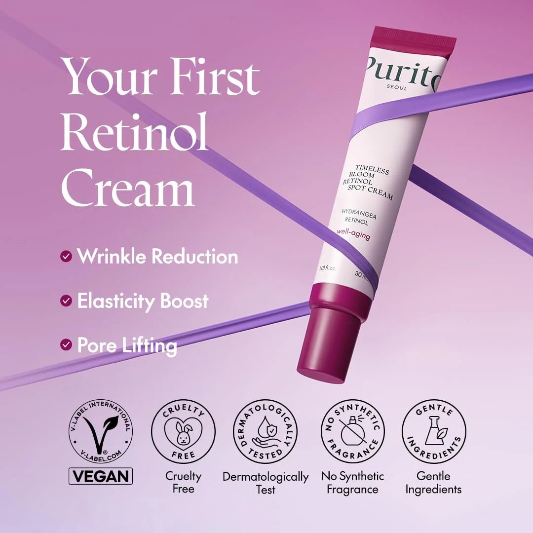 Purito Timeless Bloom Retinol Spot Cream 30ml Lakinza K-beauty