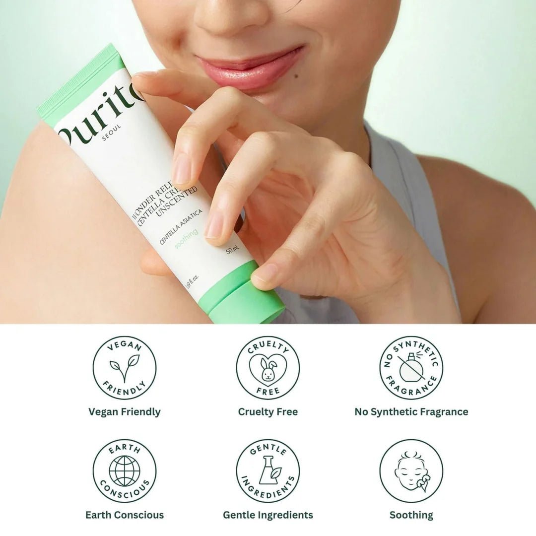 Purito Wonder Releaf Centella Cream Unscented 50ml | Lakinza K - beauty Canada