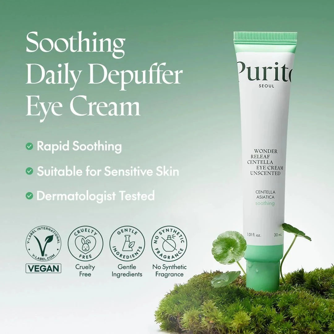 Purito Wonder Releaf Centella Eye Cream Unscented 30ml Lakinza K-beauty