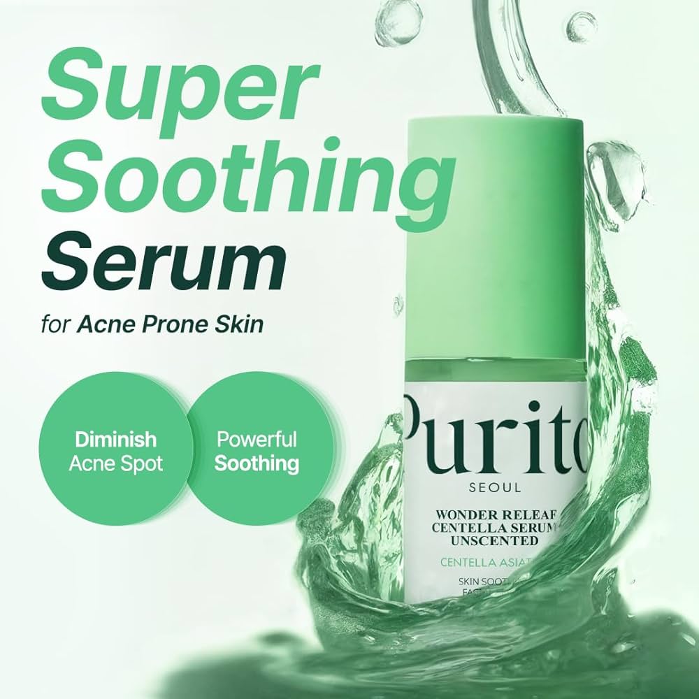 Purito Wonder Releaf Centella Serum Unscented 60ml Lakinza K-beauty