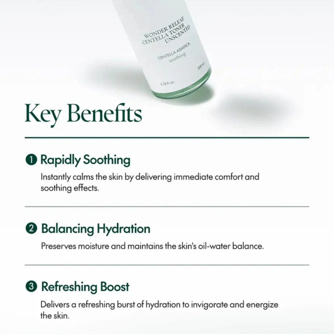 Purito Wonder Releaf Centella Toner Unscented 30ml | Lakinza K-beauty Canada