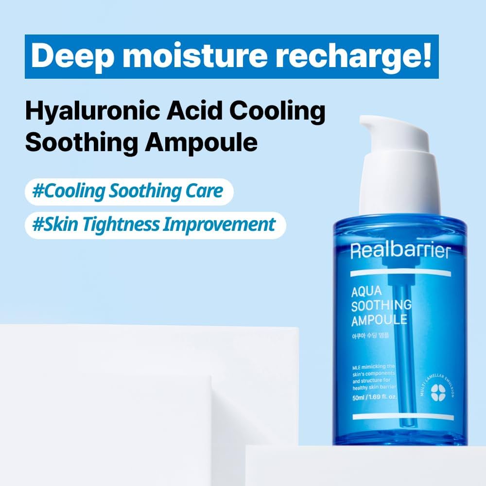 Real Barrier Aqua Soothing Ampoule 50ml Lakinza K-beauty