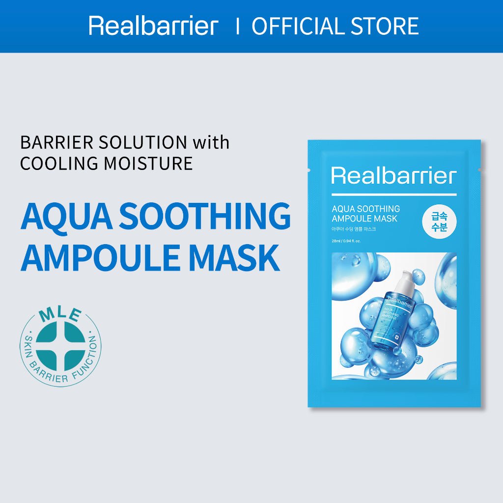 Real Barrier Aqua Soothing Ampoule Mask 28ml Lakinza K-beauty