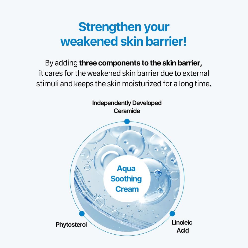 Real Barrier Aqua Soothing Cream 50ml | Lakinza K - beauty Canada