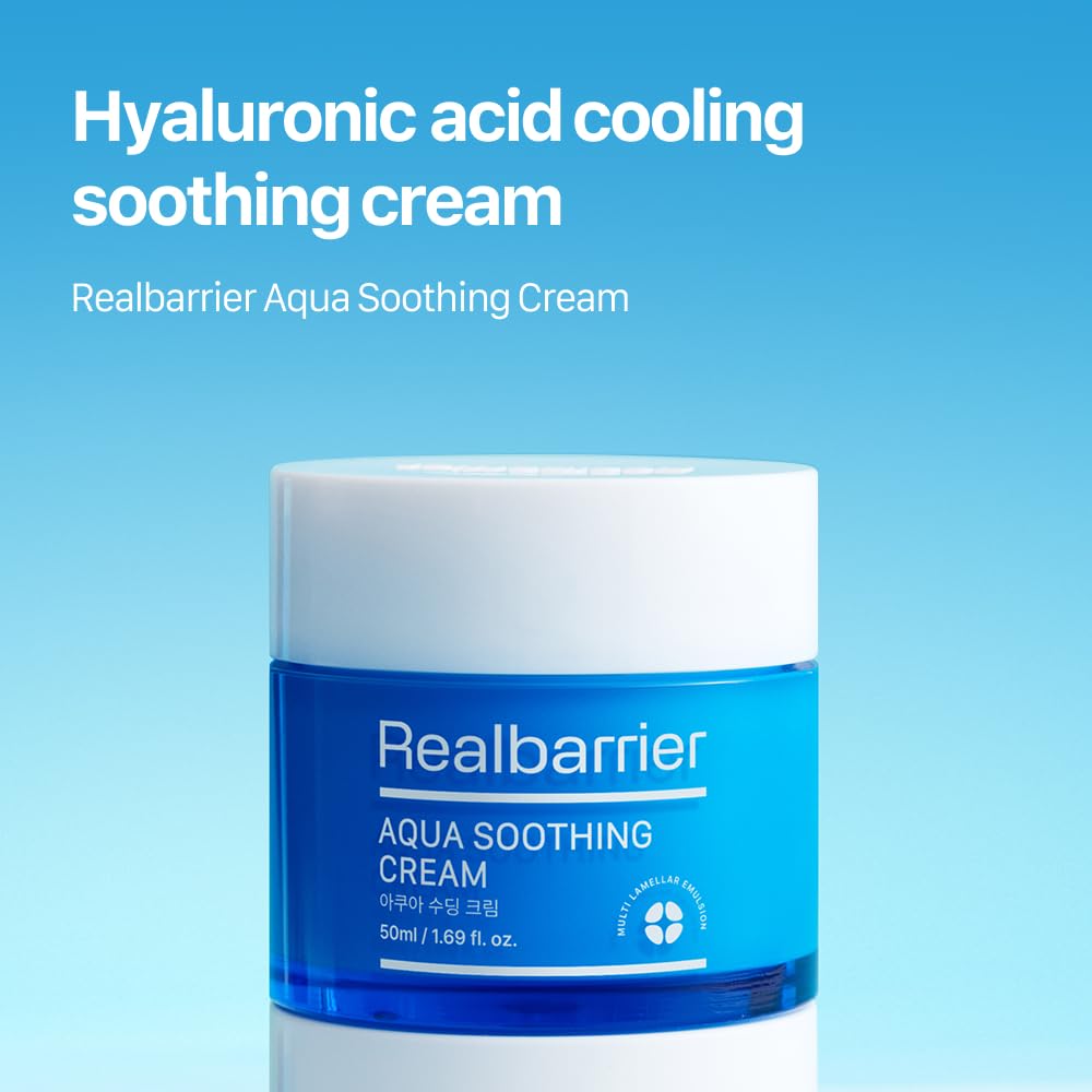 Real Barrier Aqua Soothing Cream 50ml Lakinza K-beauty