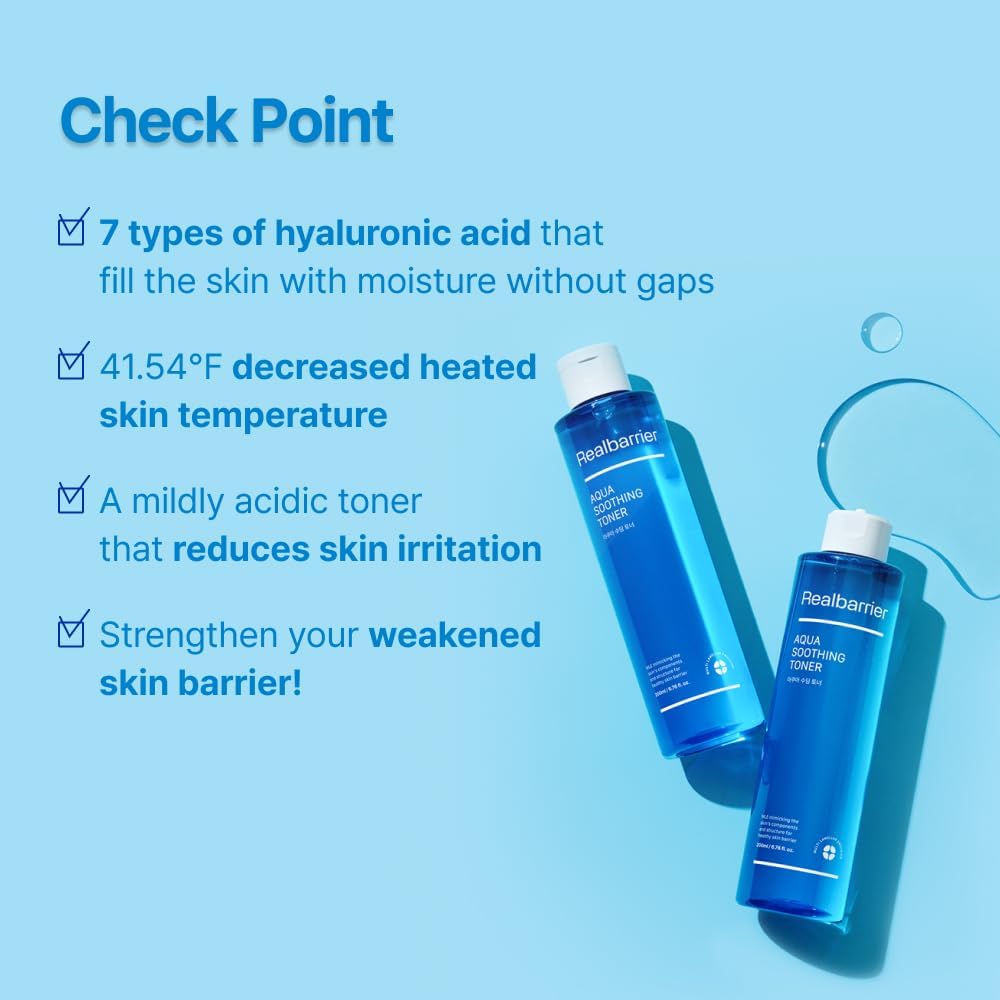 Real Barrier Aqua Soothing Toner 200ml Lakinza K-beauty