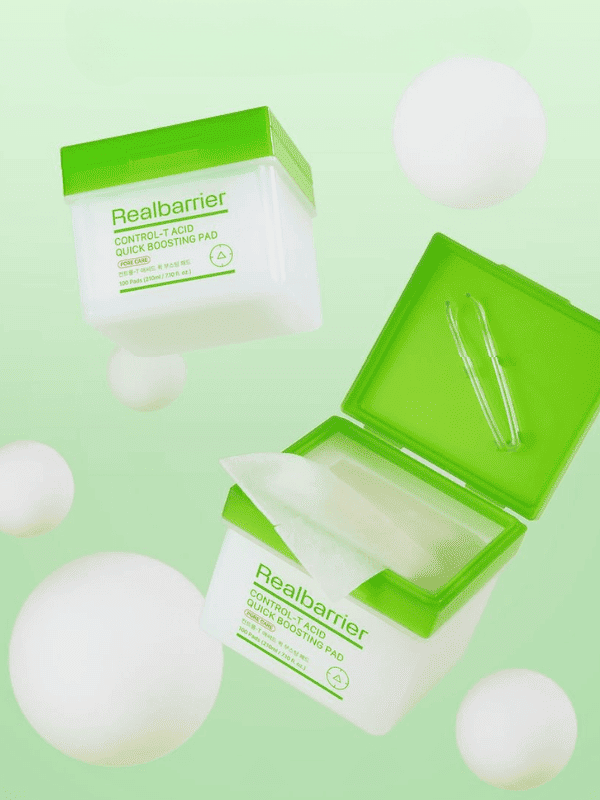 Real Barrier Control-T Acid Quick Boosting Pad 210ml / 100pads Lakinza K-beauty