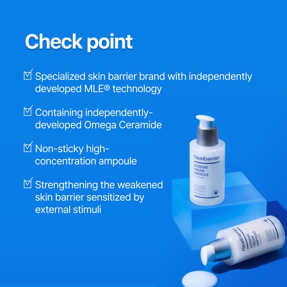 Real Barrier Extreme Cream Ampoule 50ml Lakinza K-beauty
