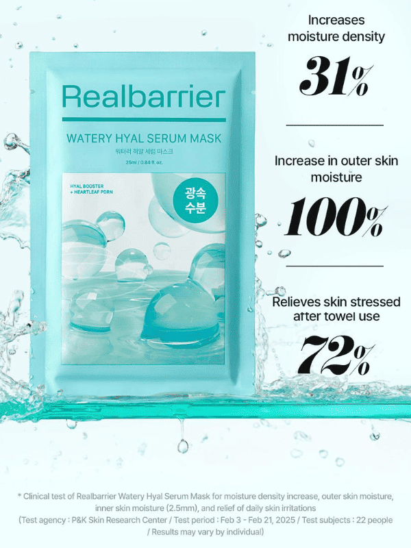 Real Barrier Watery Hyal Serum Mask 25ml Lakinza K-beauty