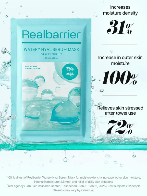Real Barrier Watery Hyal Serum Mask 25ml | Lakinza K-beauty Canada