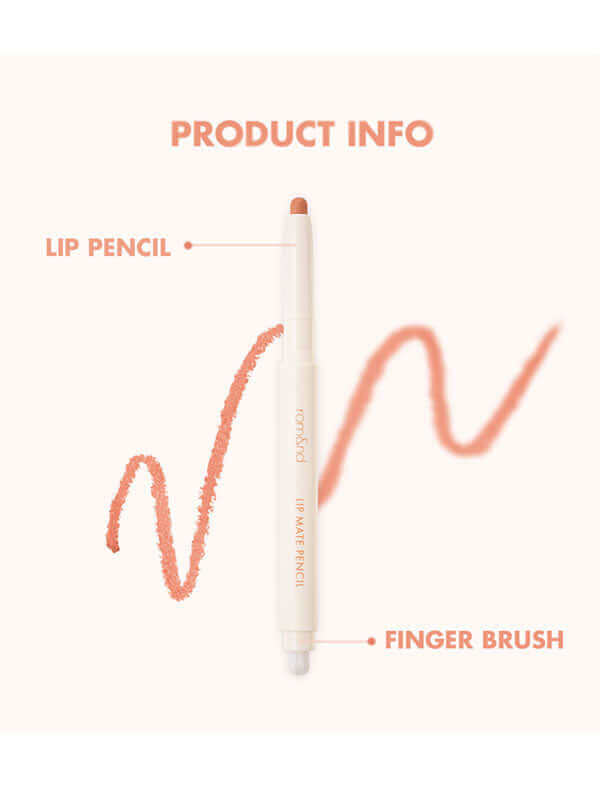 rom&nd Lip Mate Pencil 0.5g Lakinza K-beauty