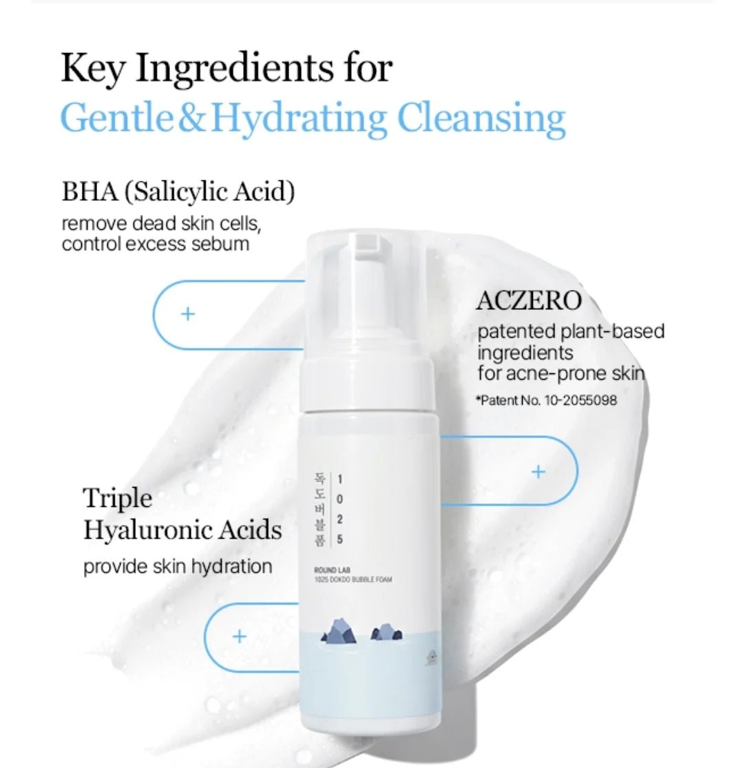 Round Lab 1025 Dokdo Bubble Foam 150ml | Lakinza K - beauty Canada