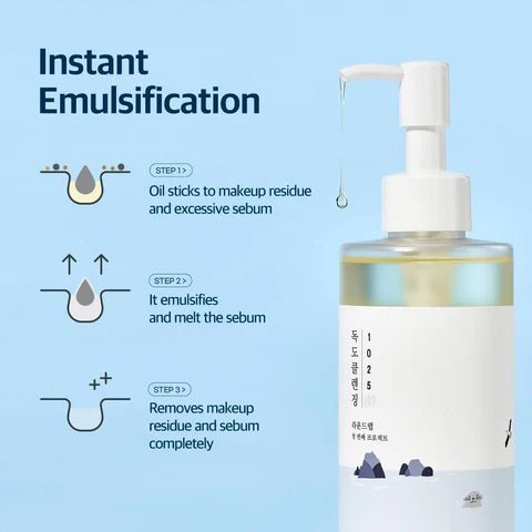 Round Lab 1025 Dokdo Cleansing Oil 200ml Lakinza K-beauty