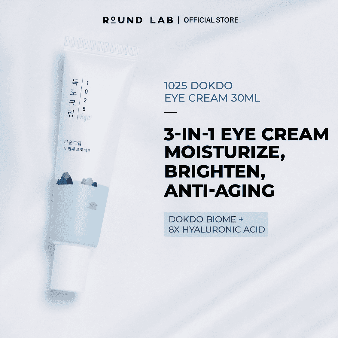 Round Lab 1025 Dokdo Eye Cream 30ml Lakinza K-beauty