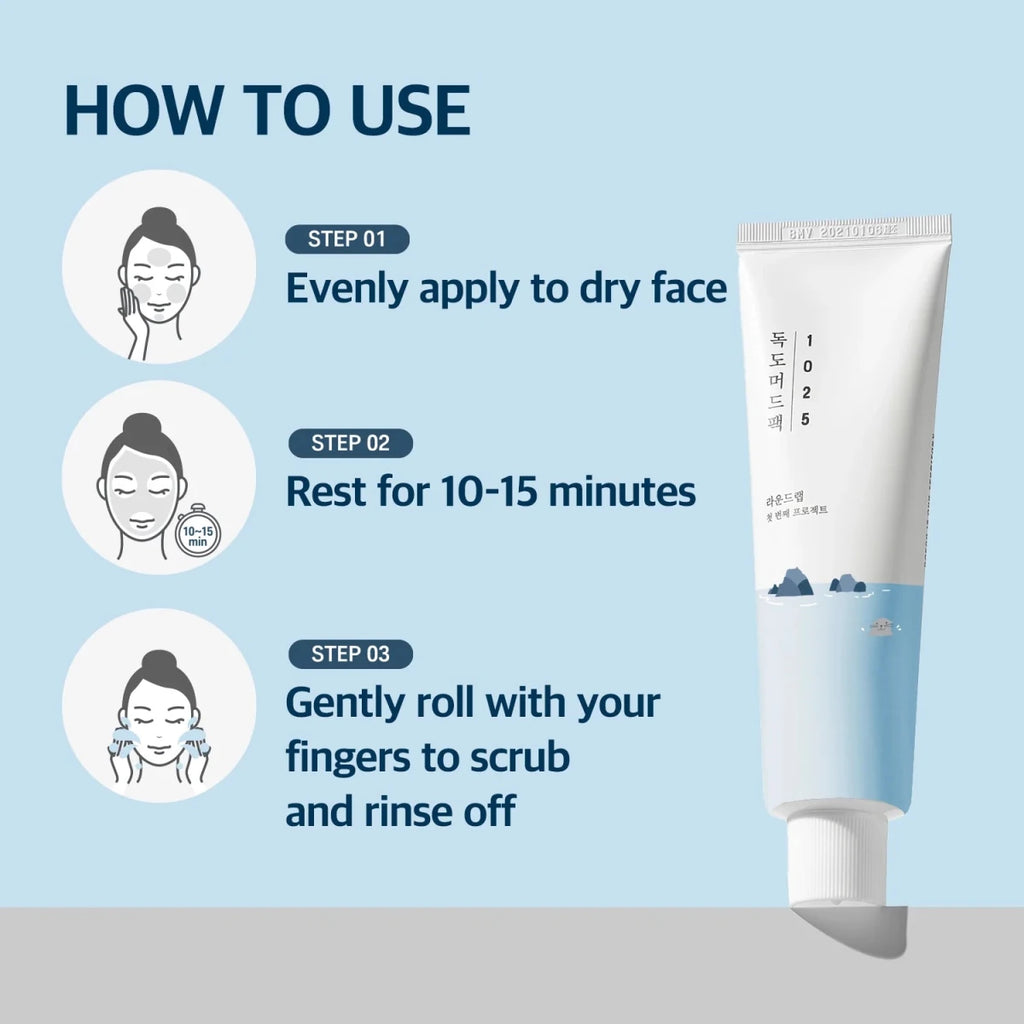 Round Lab 1025 Dokdo Mud Pack 100ml | Lakinza K - beauty Canada
