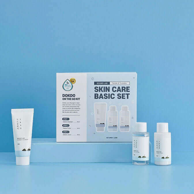 Round Lab 1025 Dokdo On the Go Kit For Dry & Sensitive Skin Lakinza K-beauty