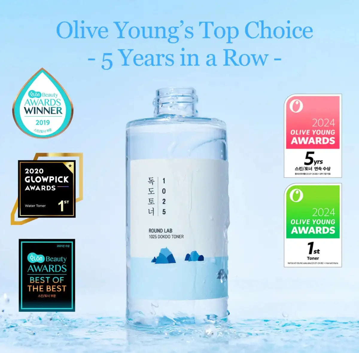 Round Lab 1025 Dokdo Toner Lakinza K-beauty