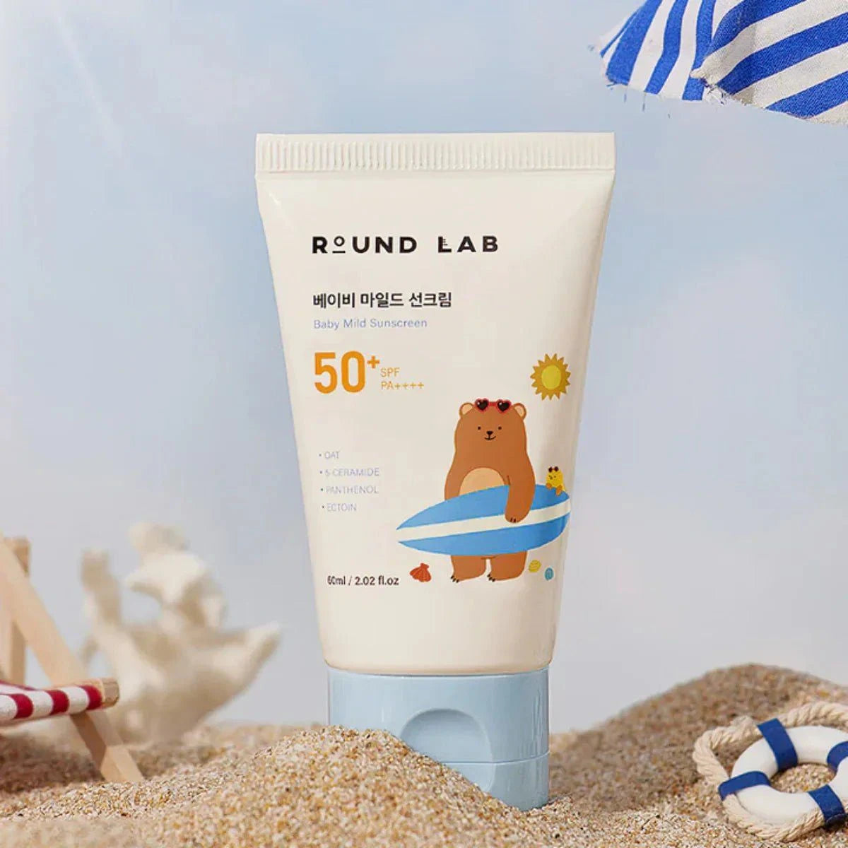 Round Lab Baby Mild Sunscreen SPF50+ PA++++ 60ml Lakinza K-beauty