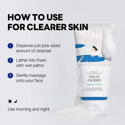Round Lab Birch Juice Moisturizing Cleanser 150ml | Lakinza K - beauty Canada
