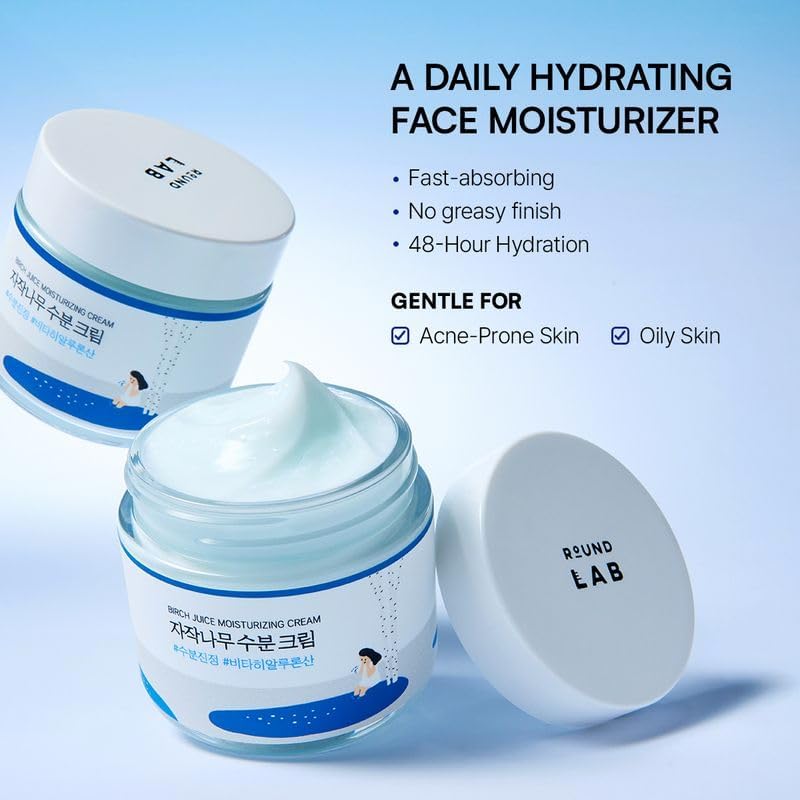 Round Lab Birch Juice Moisturizing Cream 80ml | Lakinza K - beauty Canada