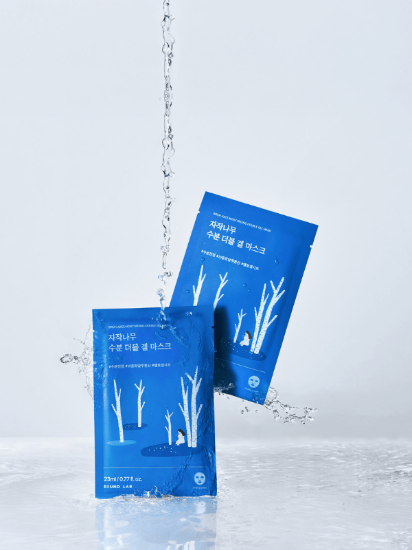 Round Lab Birch Juice Moisturizing Double Gel Mask 23ml | Lakinza K - beauty Canada