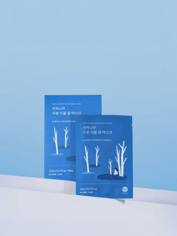 Round Lab Birch Juice Moisturizing Double Gel Mask 23ml | Lakinza K - beauty Canada