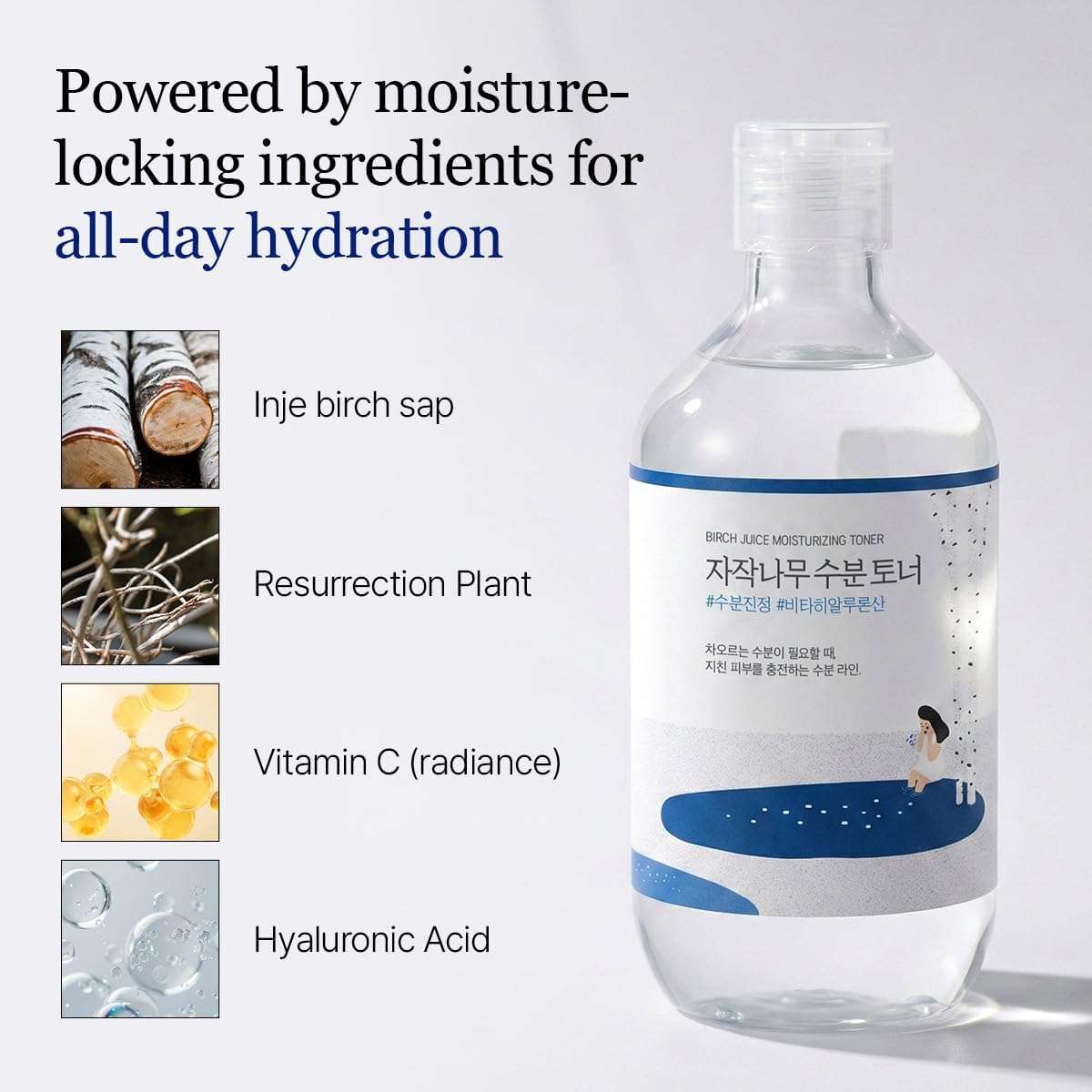 Round Lab Birch Juice Moisturizing Toner 300ml Lakinza K-beauty