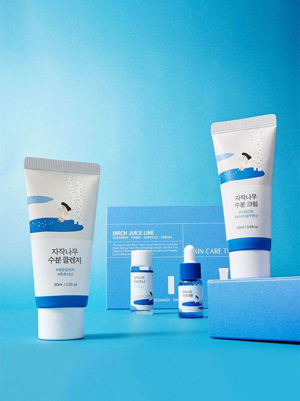 Round Lab Birch Juice Trial Kit Lakinza K-beauty