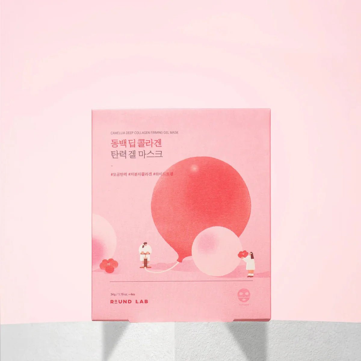 Round Lab Camellia Deep Collagen Firming Gel Mask 34ml Lakinza K-beauty