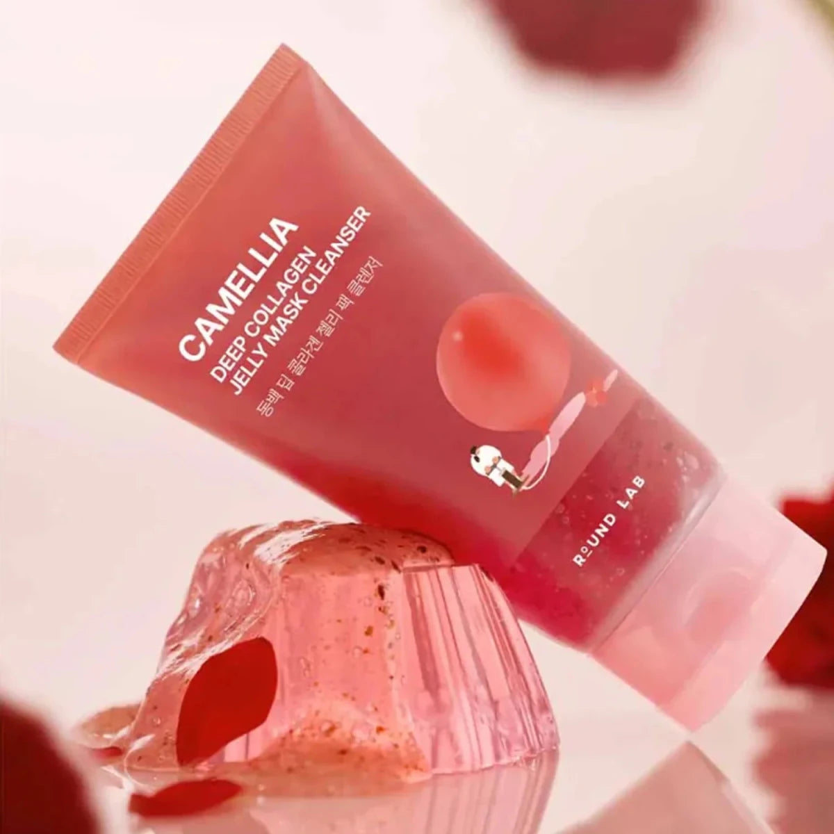 Round Lab Camellia Deep Collagen Jelly Mask Cleanser 150ml Lakinza K-beauty