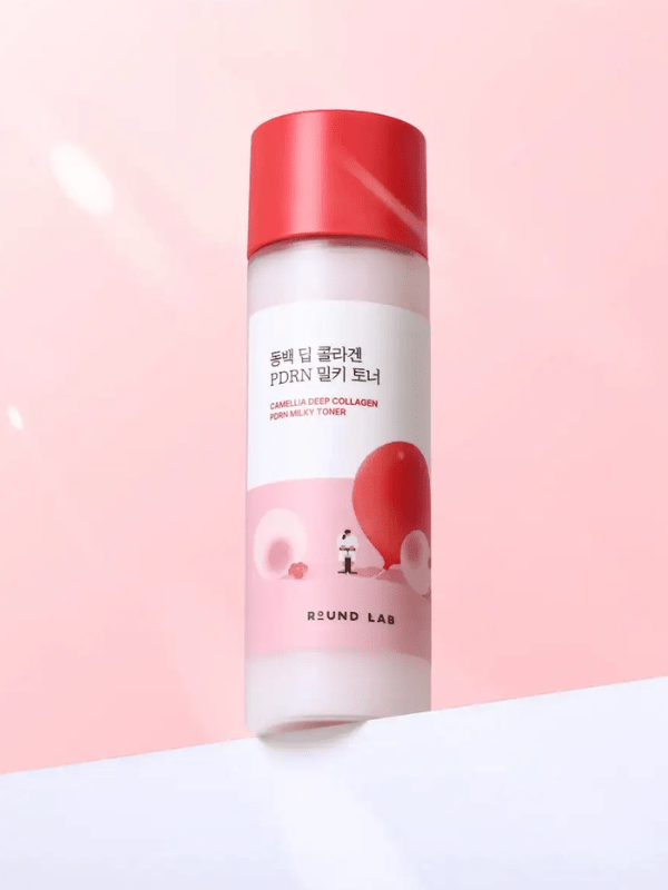 Round Lab Camellia Deep Collagen PDRN Milky Toner 150ml | Lakinza K-beauty Canada
